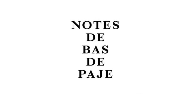 Notes de Bas de Paje-logo